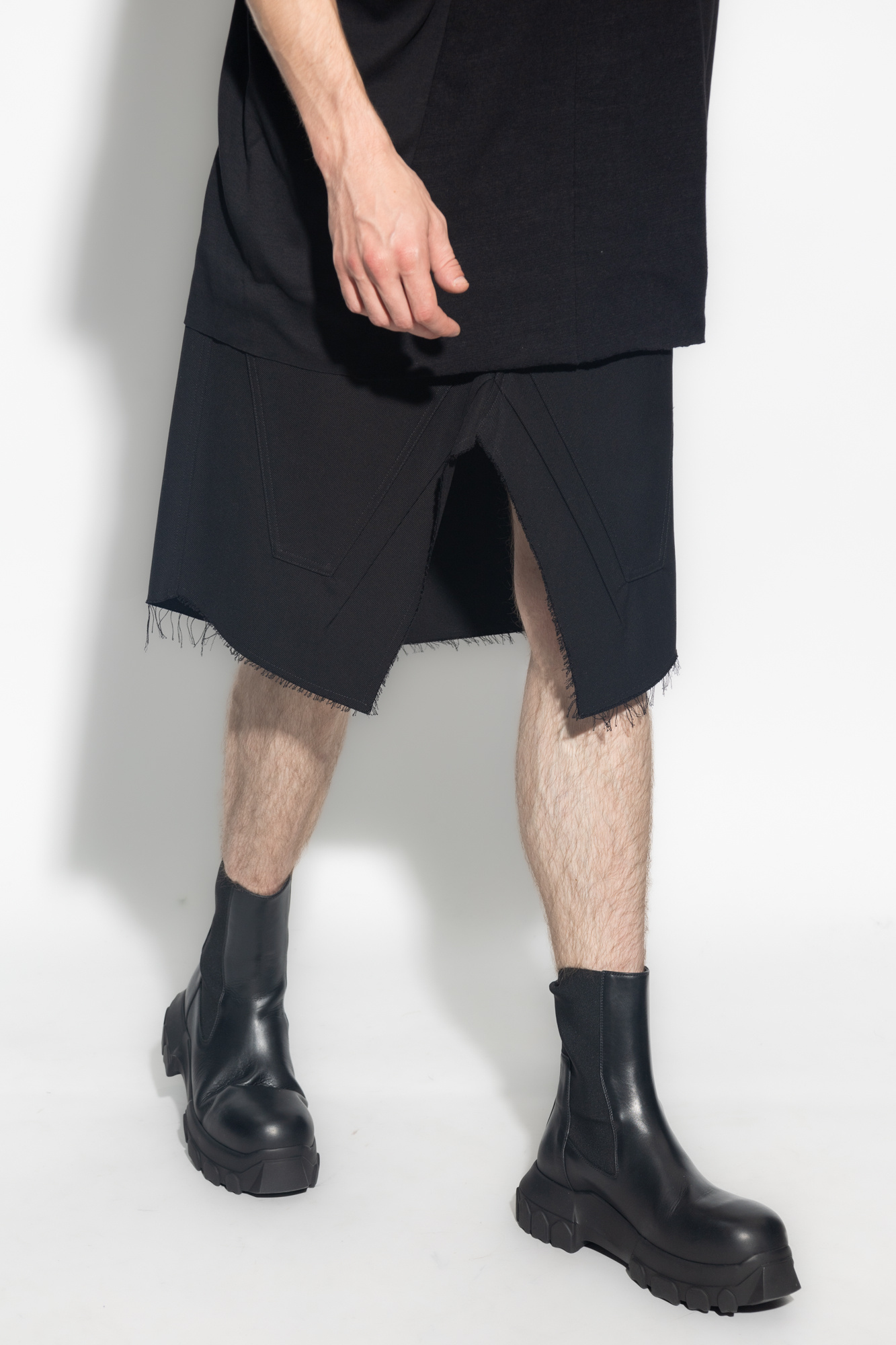 SchaferandweinerShops | Rick Owens 'Silvered' skirt with